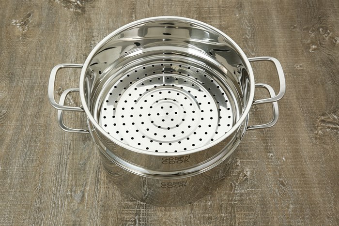 Bộ 3 nồi inox 3 đáy nắp kính Sunhouse SHG306