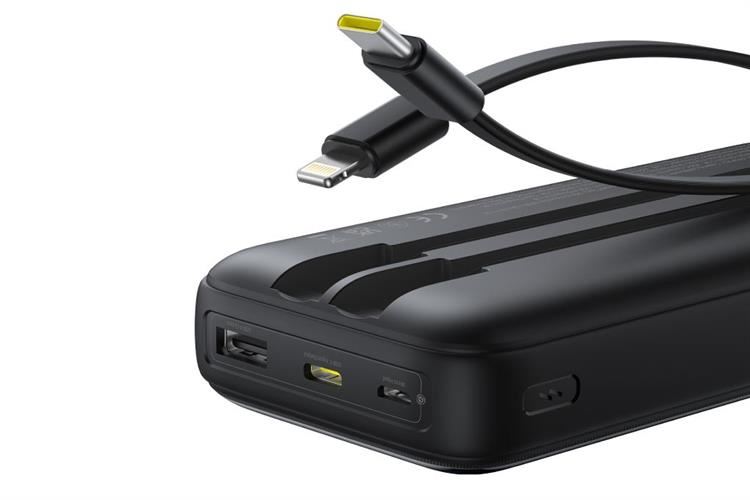 Pin sạc dự phòng 20000mAh Type C PD 22.5W Baseus Lipow PPJP312 kèm Cáp Lightning và Type C